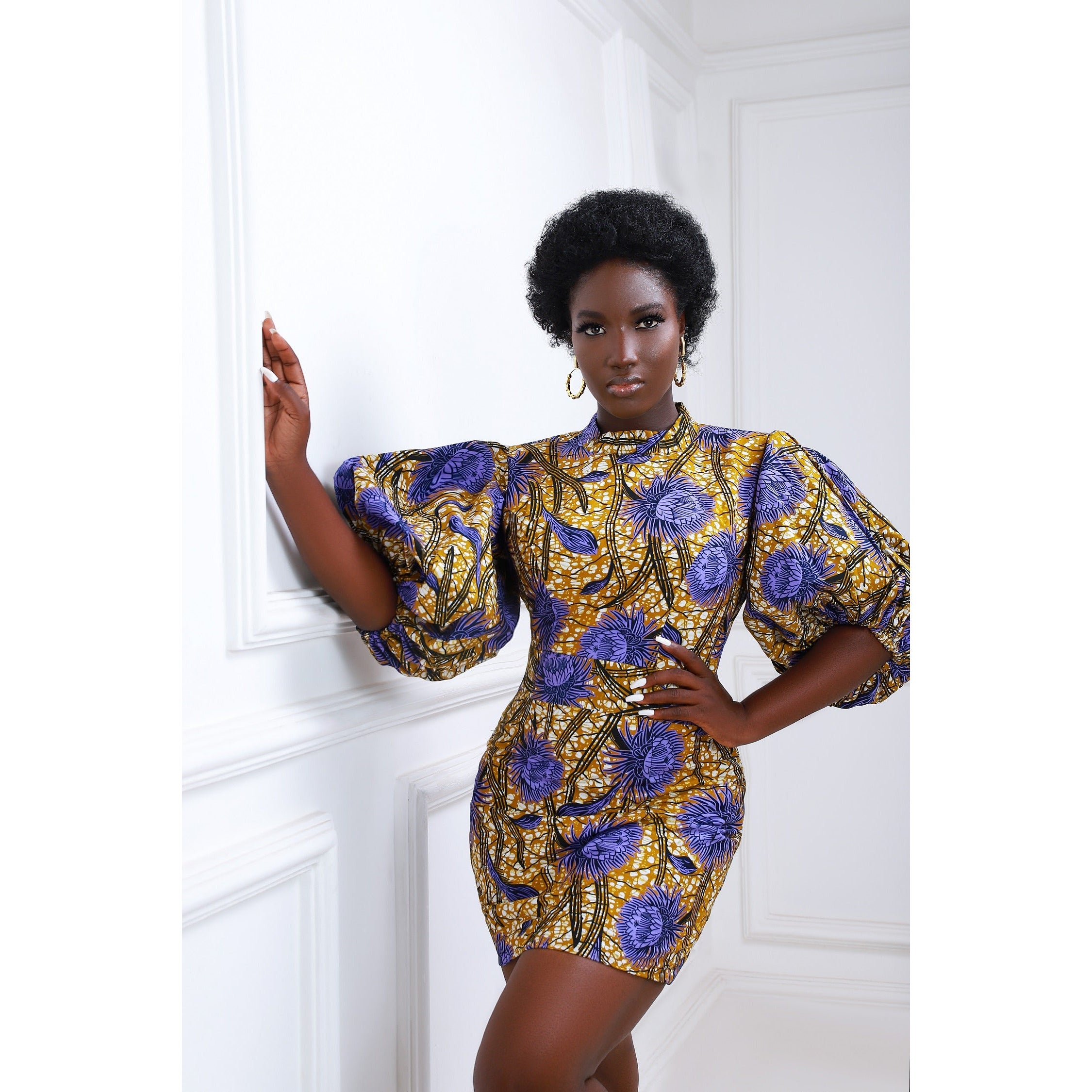 Noora African Wax Print Women Dress – Alyakollection