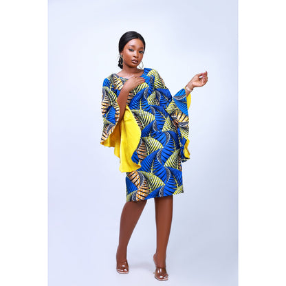 Naila-African Wax Print Women Dress