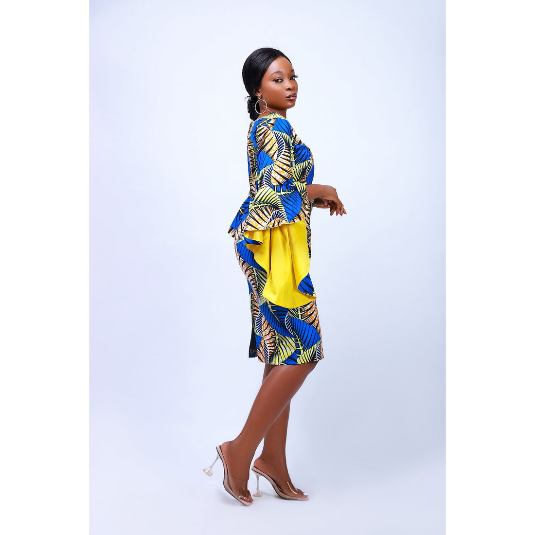 Naila-African Wax Print Women Dress
