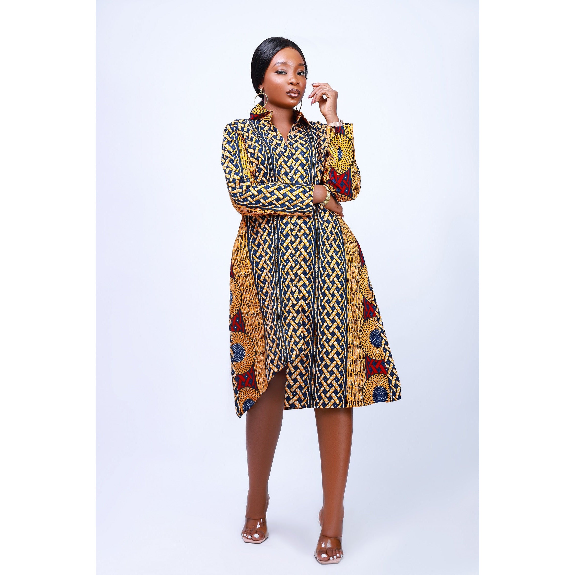 Ashanti-African Print Women Dress