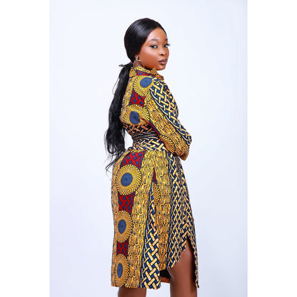 Ashanti-African Print Women Dress