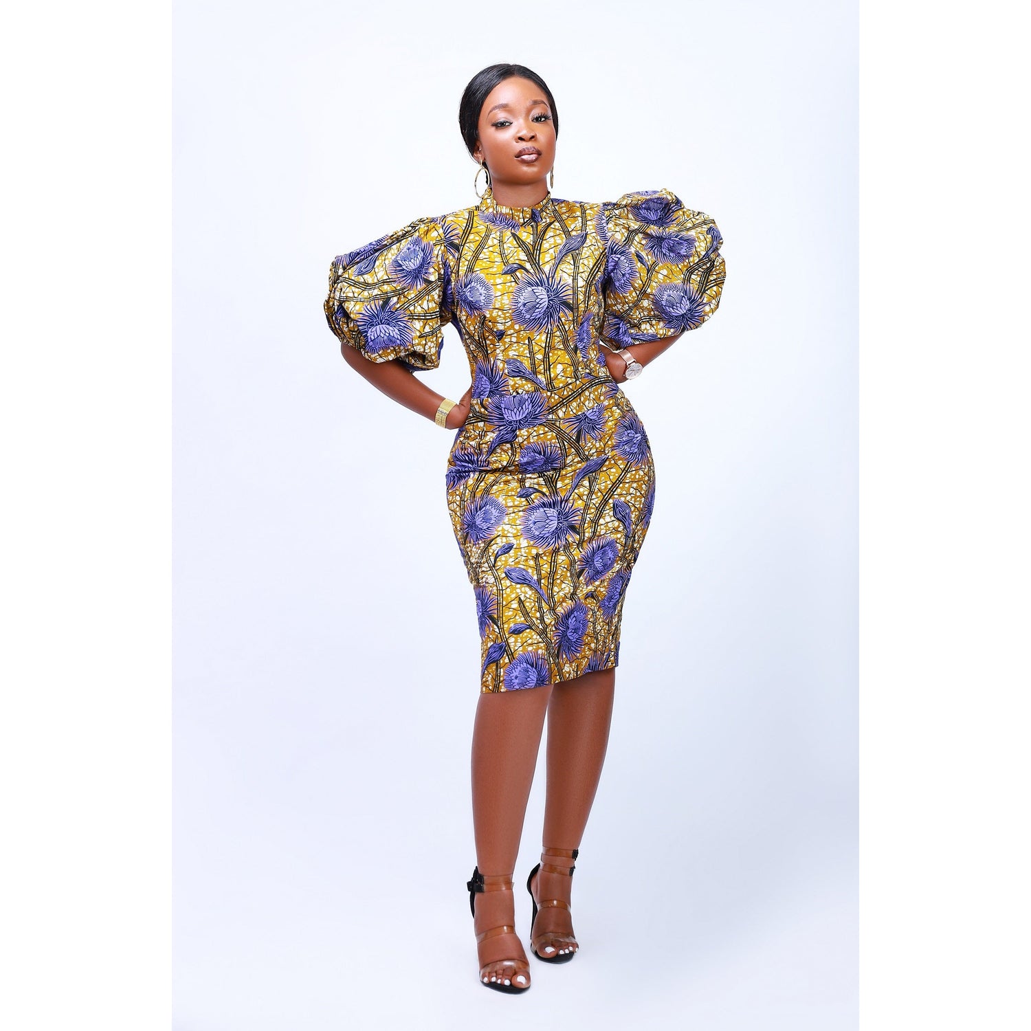 Noora - African Wax Print Women Dress