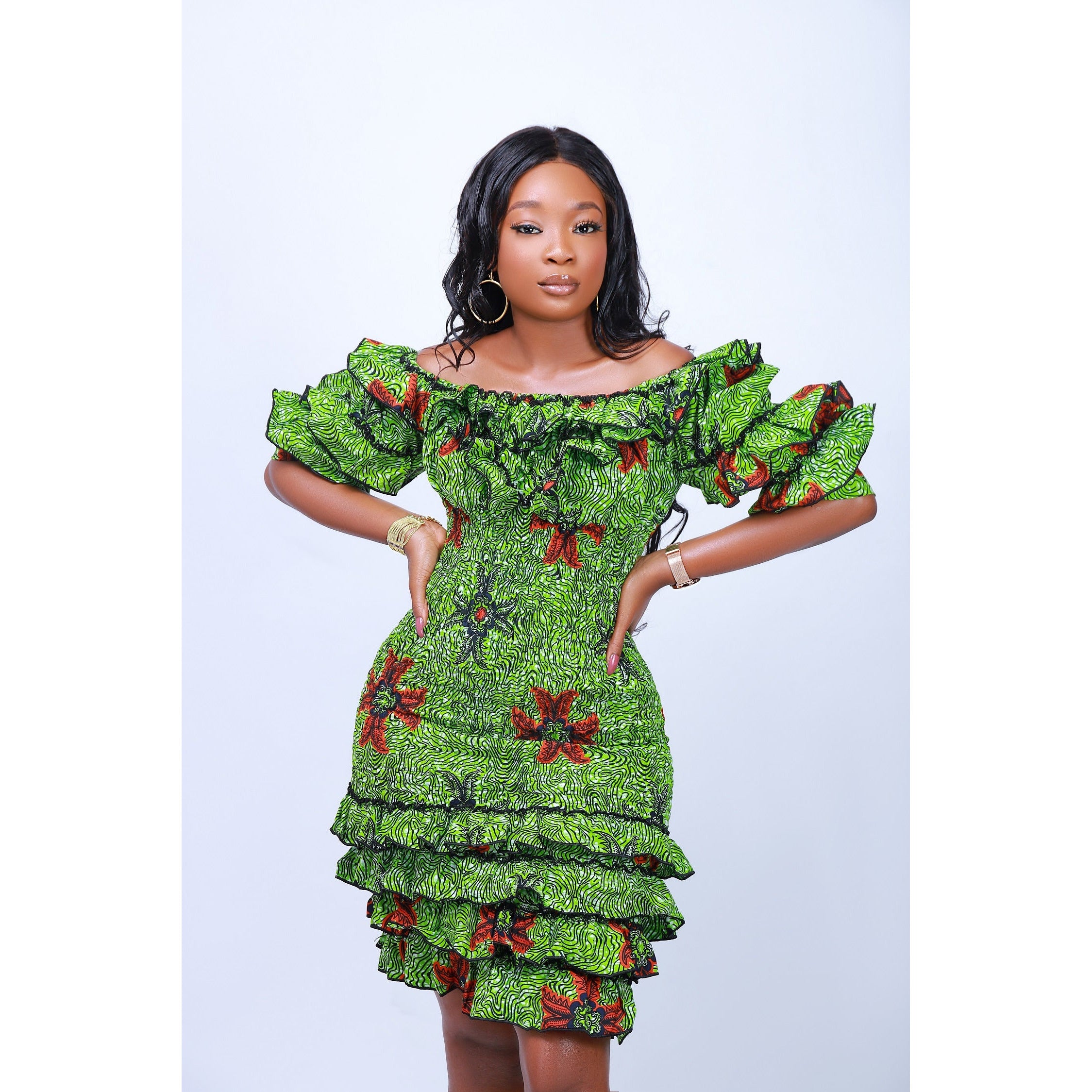 Erica - African Print Women Dress